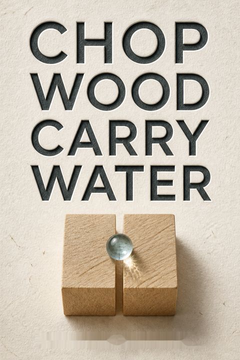 Chop Wood Carry Water by Joshua Medcalf