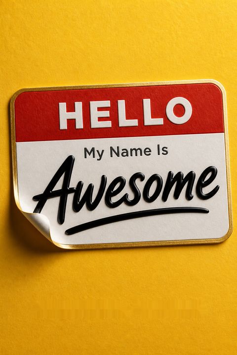 Hello, My Name Is Awesome