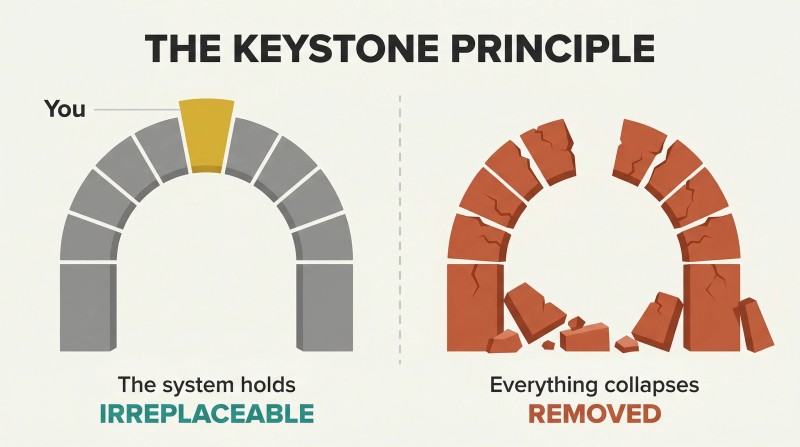 Become so irreplaceable that your removal would cause chaos - The 48 Laws of Power