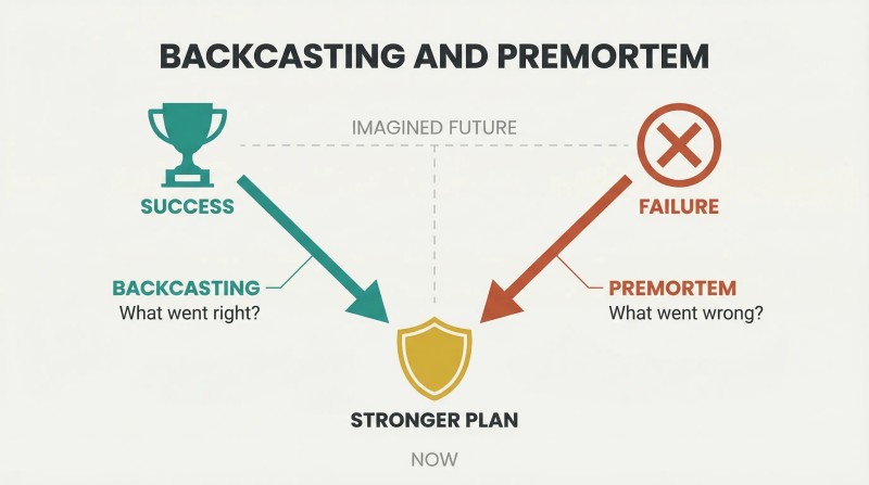 Work backward from imagined failure to prevent real failure - Thinking in Bets