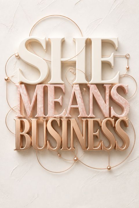 She Means Business by Carrie    Green