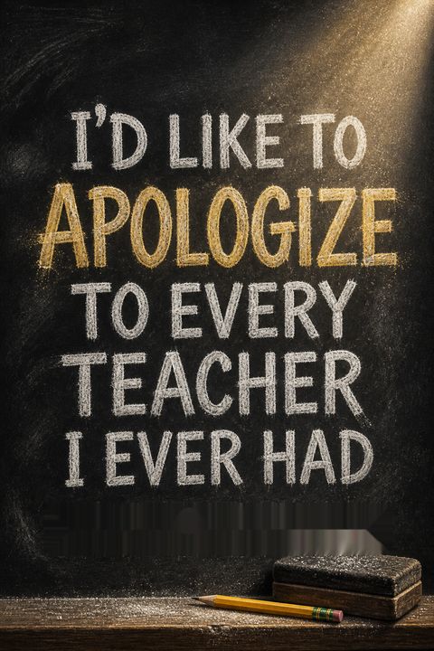 I'd Like to Apologize to Every Teacher I Ever Had by Tony Danza
