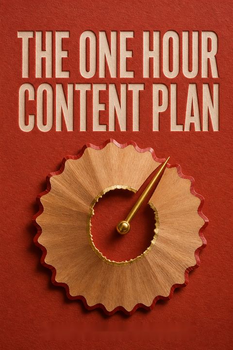 The One Hour Content Plan by Meera Kothand