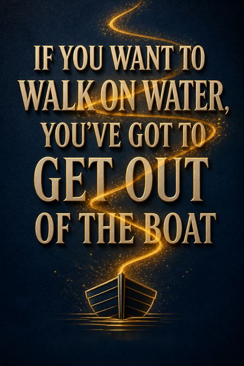 If You Want to Walk on Water, You've Got to Get Out of the Boat by John Ortberg