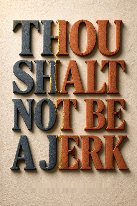 Thou Shalt Not Be a Jerk by Eugene Cho