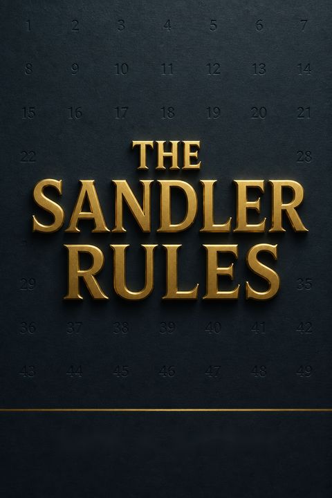 The Sandler Rules by David H. Mattson