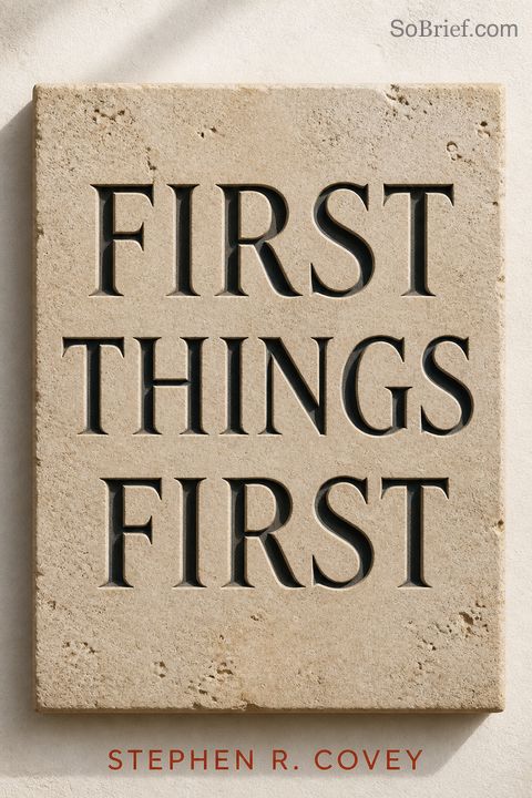 First Things First