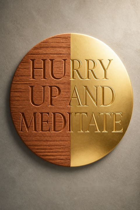 Hurry Up and Meditate by David Michie