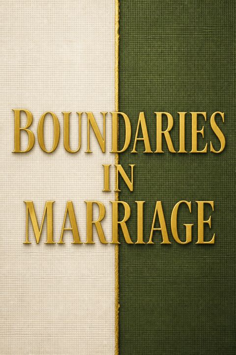 Boundaries in Marriage by Henry Cloud