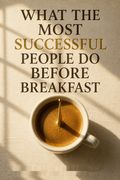 What the Most Successful People Do Before Breakfast