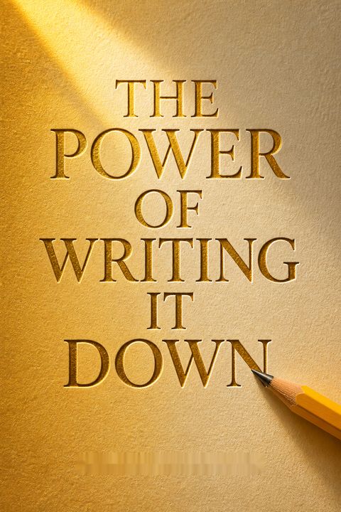The Power of Writing It Down by Allison Fallon