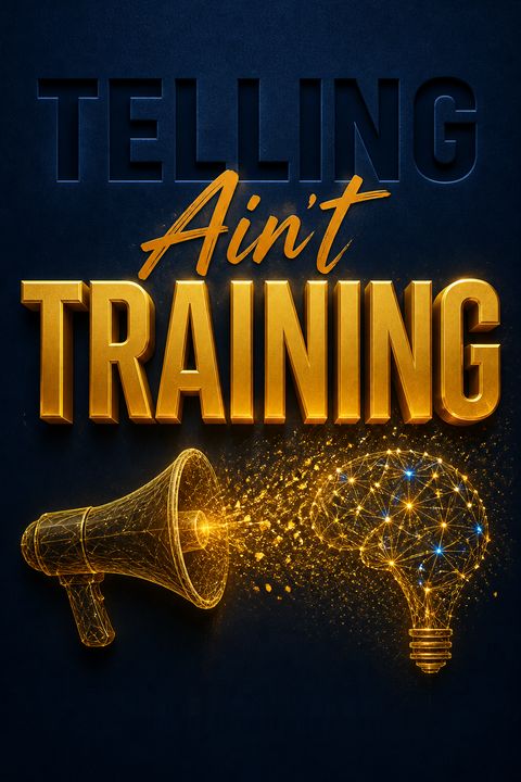 Telling Ain't Training by Harold D. Stolovitch