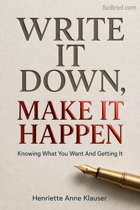 Write It Down, Make It Happen