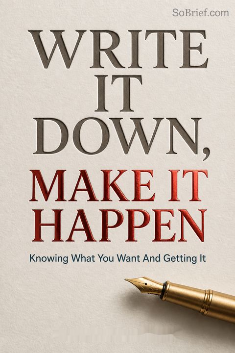 Write It Down, Make It Happen