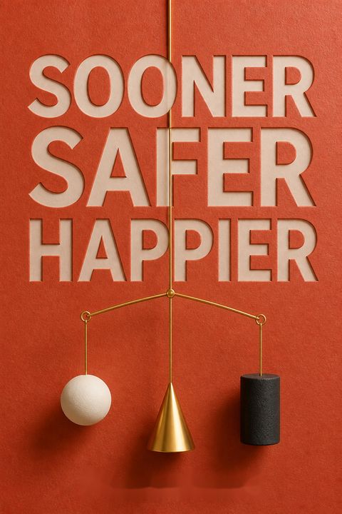 Sooner Safer Happier by Jonathan  Smart