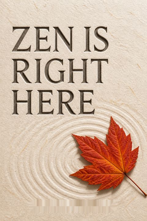 Zen Is Right Here by Shunryu Suzuki