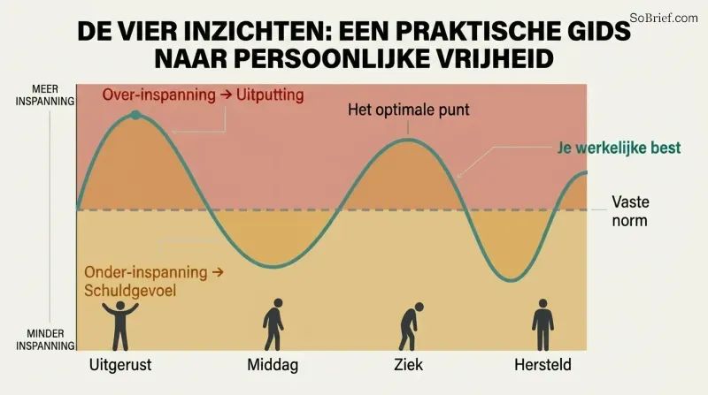 Fluctuating wave showing how personal best varies across energy states, with depletion zone above and guilt zone below the moving sweet spot.