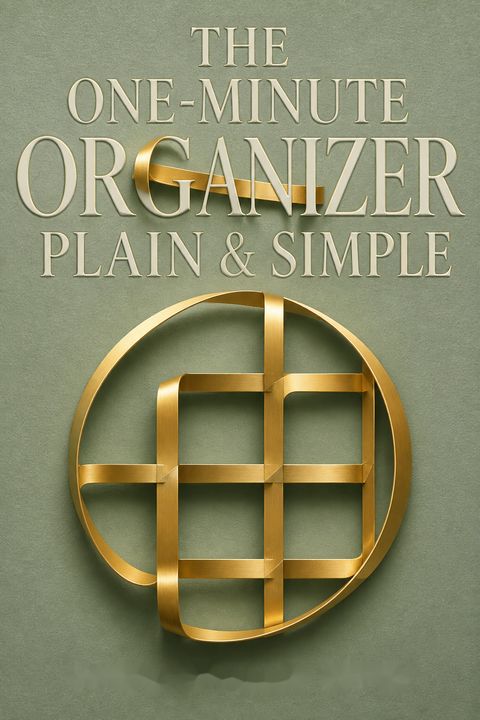 The One-Minute Organizer Plain &amp; Simple by Donna Smallin Kuper