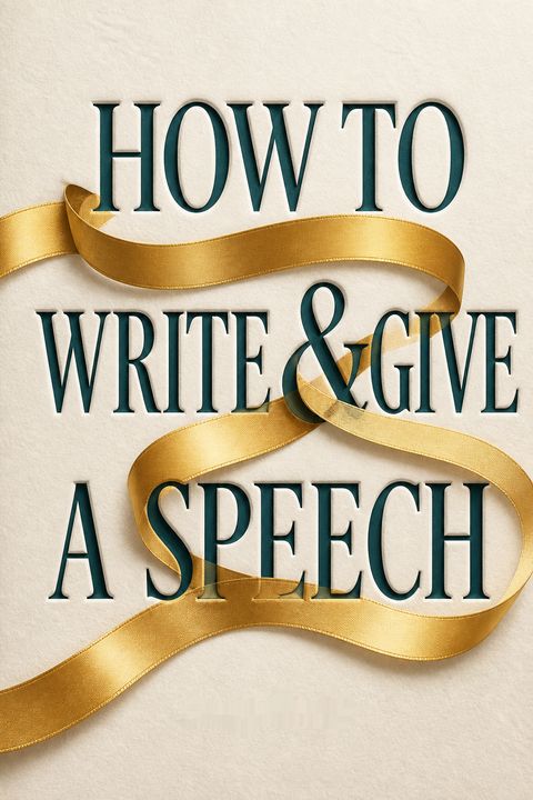 How to Write &amp; Give a Speech by Joan Detz