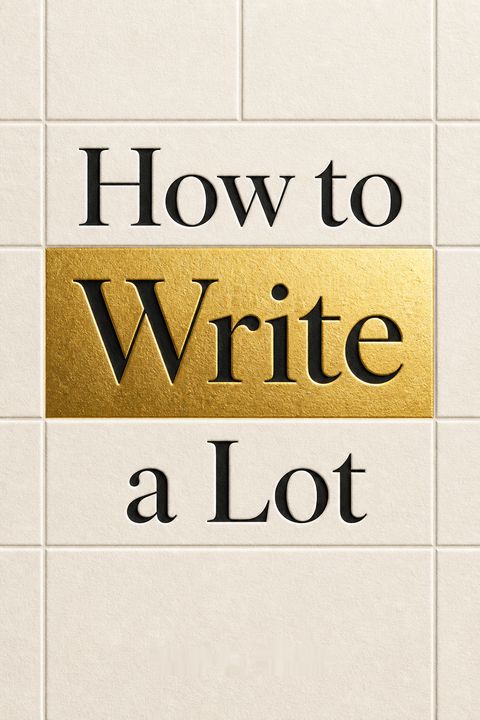How to Write a Lot
