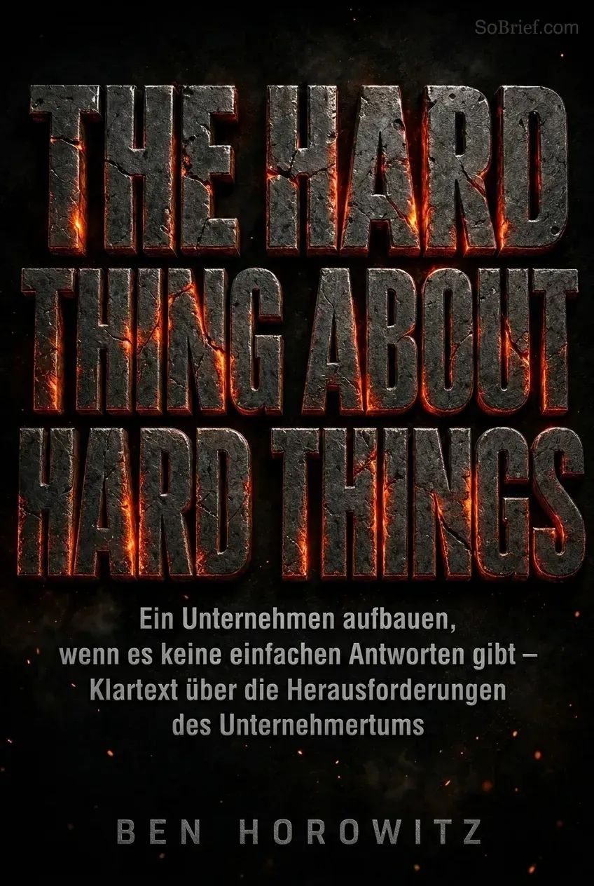 The Hard Thing About Hard Things