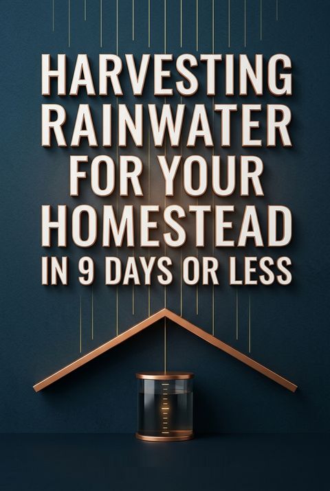 Harvesting Rainwater for Your Homestead in 9 Days or Less by Renee Dang