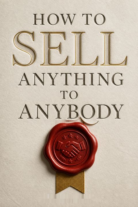 How to Sell Anything to Anybody
