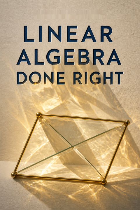 Linear Algebra Done Right by Sheldon Axler