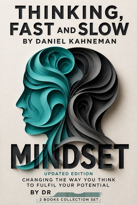 Pułapki myślenia. O myśleniu szybkim i wolnym Daniela Kahnemana &amp; Nowa psychologia sukcesu - Wydanie zaktualizowane autorstwa Dr Carol Dweck - Zestaw 2 książek