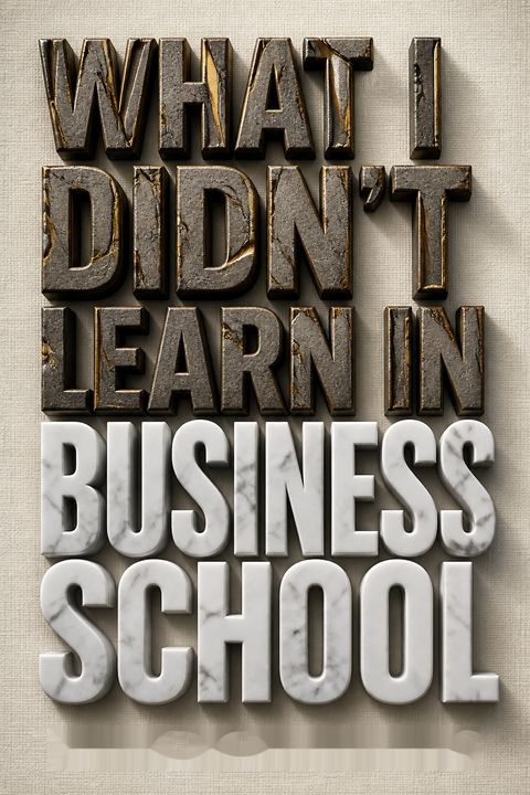 What I Didn't Learn in Business School by Jay B. Barney