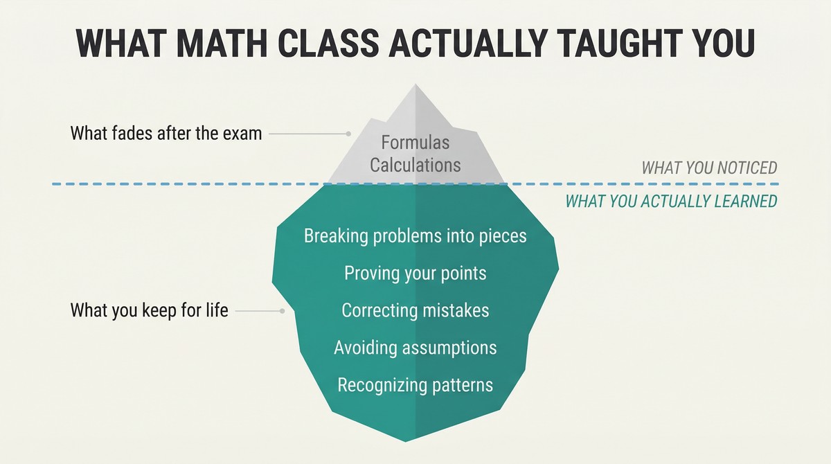 Cover of Mathematical Thinking - For People Who Hate Math
