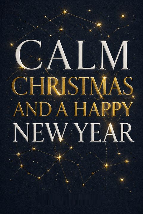 Calm Christmas and a Happy New Year by Beth Kempton