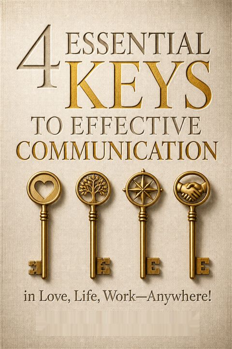 4 Essential Keys to Effective Communication in Love, Life, Work--Anywhere!