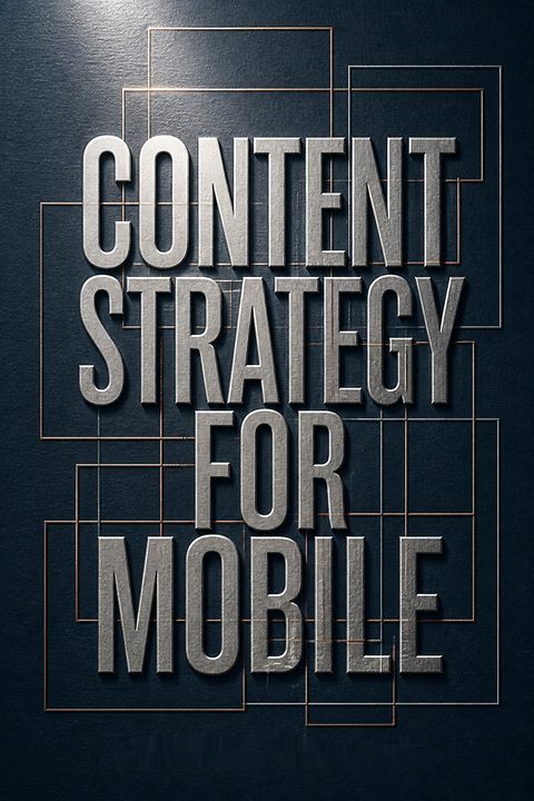 Content Strategy for Mobile by Karen Mcgrane