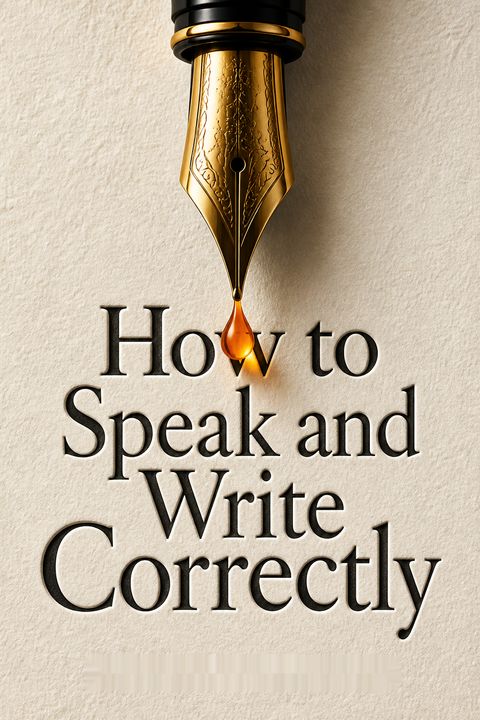 How to Speak and Write Correctly by Joseph Devlin