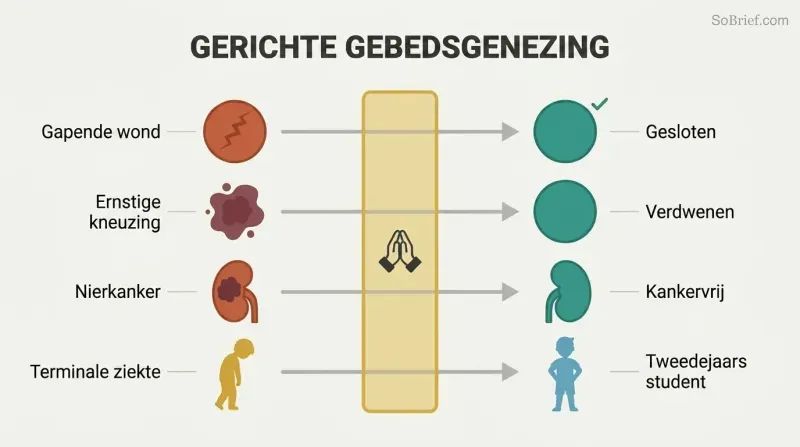 Four illness states on the left flow through a narrow golden prayer channel at center, emerging as four healed states on the right, showing a repeating transformation pattern.