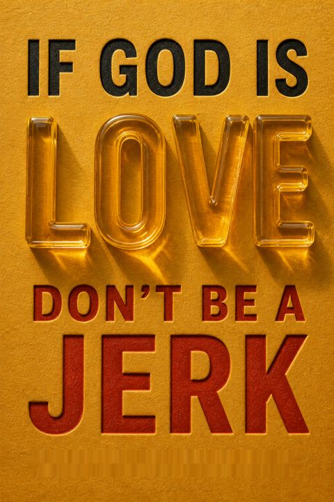 If God Is Love, Don't Be a Jerk by John Pavlovitz