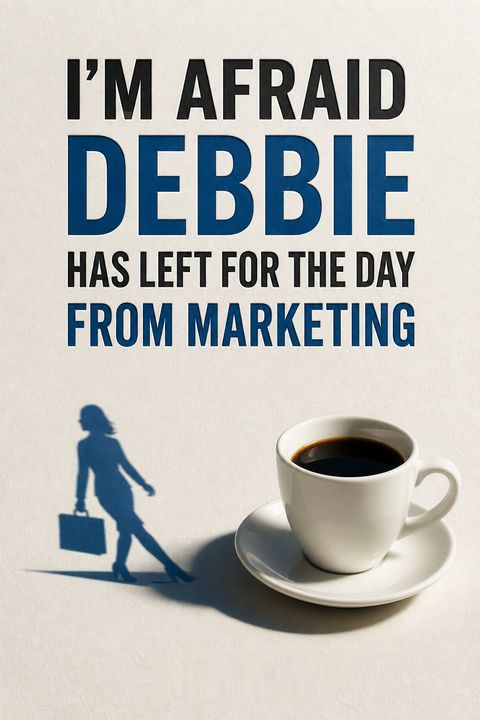 I'm Afraid Debbie From Marketing Has Left for the Day by Morten Münster
