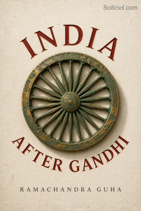 Cover of India After Gandhi