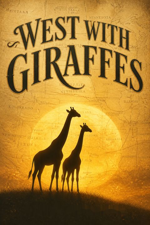 West with Giraffes by Lynda Rutledge