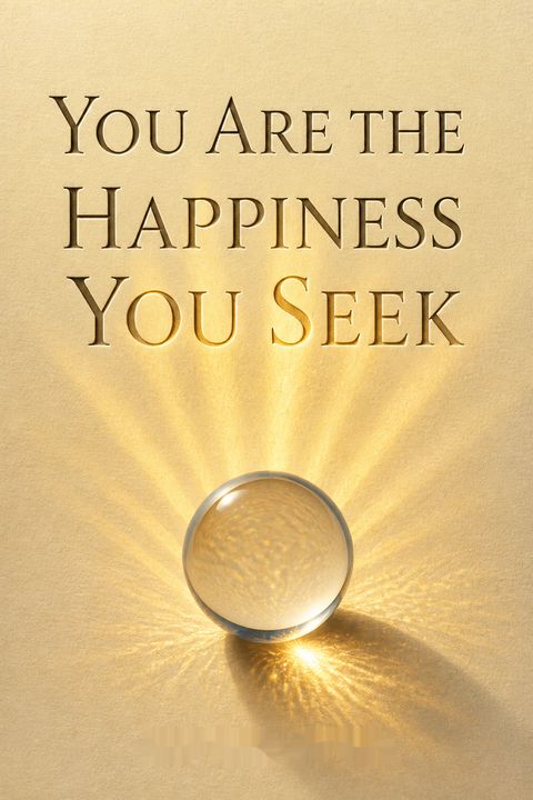 You Are the Happiness You Seek