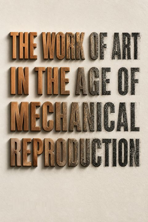 The Work of Art in the Age of Mechanical Reproduction by Walter Benjamin