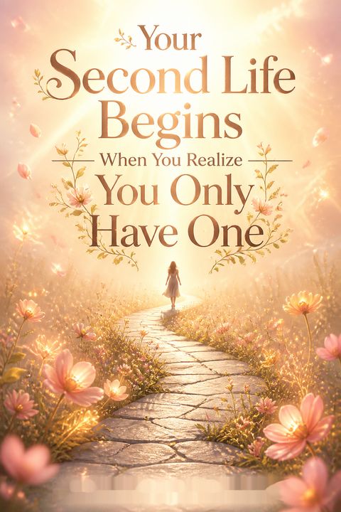 Your Second Life Begins When You Realize You Only Have One