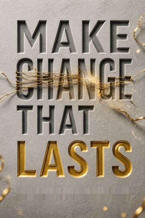 Make Change That Lasts (B&amp;W Illustrations) by Rangan Chatterjee