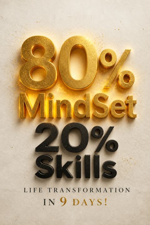 80% MindSet 20% Skills