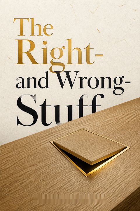 The Right-and Wrong-Stuff by Carter Cast