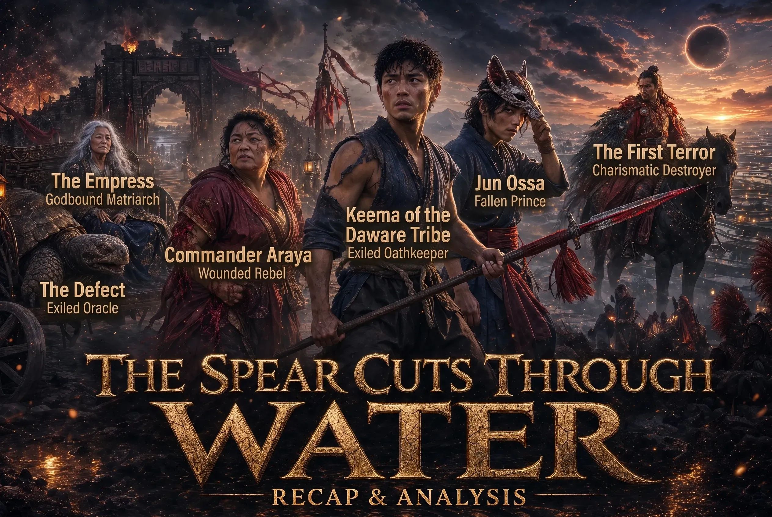 The Spear Cuts Through Water