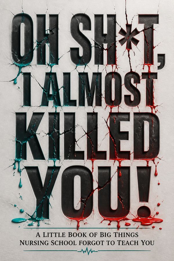 Oh Sh*t, I Almost Killed You! A Little Book of Big Things Nursing School Forgot to Teach You