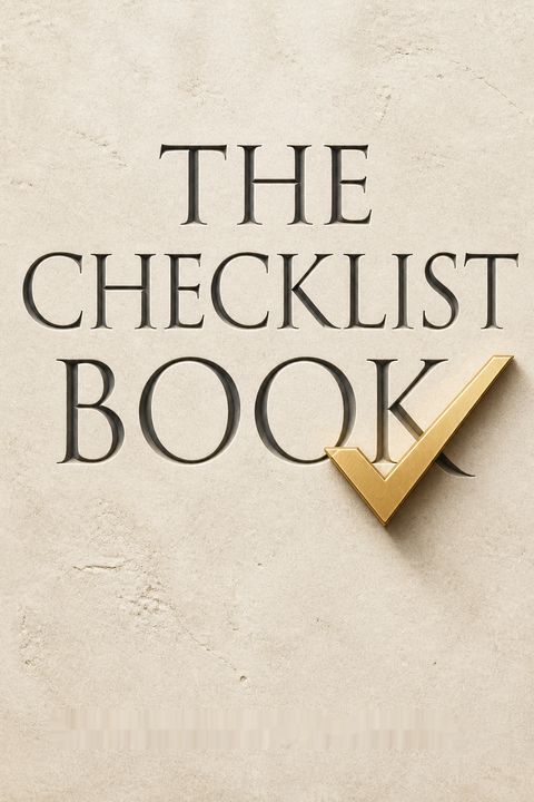 The Checklist Book by Alexandra Franzén
