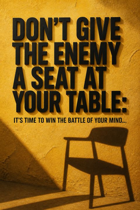 Don't Give the Enemy a Seat at Your Table by Louie Giglio